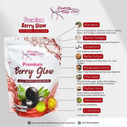 Slimming Acai Berry Juice - Detox & Rejuvenate! Rich in Antioxidants, aids Weight Loss, relieves Constipation, suppresses Appetite, and improves Digestion. Flaunt a Flatter Stomach & Youthful Glow. Strengthen Immunity with Glutathione & Collagen. Embrace Wellness now